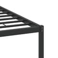 Miniatyrbilde 11 av 11: vidaXL Sengeramme uten madrass røkt eik 120x190 cm konstruert tre