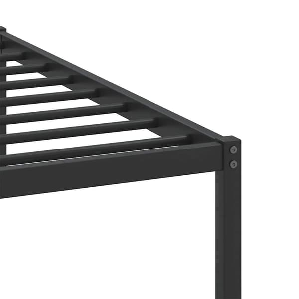vidaXL sengeramme uden madras 183x213 cm konstrueret træ røget eg
