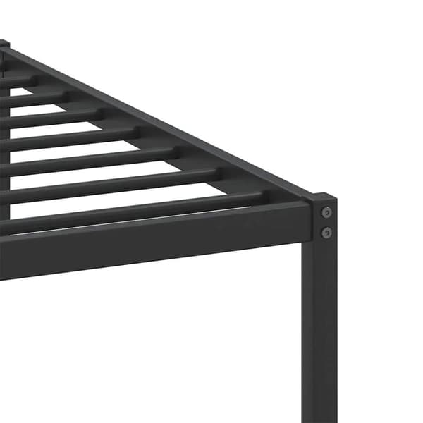 vidaXL Sengeramme uten madrass røkt eik 193x203 cm konstruert tre
