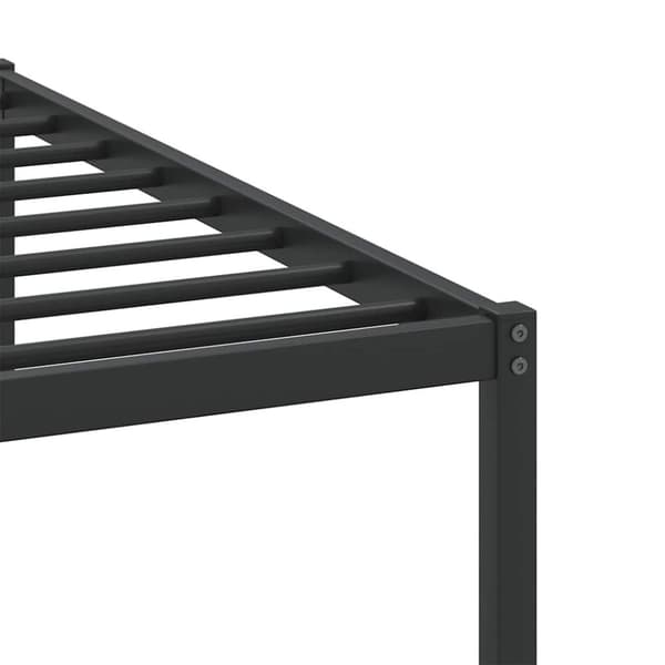 vidaXL Sengeramme uten madrass røkt eik 160x200 cm konstruert tre