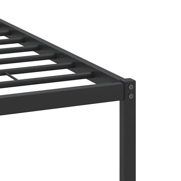 vidaXL Sengeramme uten madrass sonoma eik 137x190 cm konstruert tre