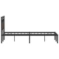 Miniatyrbilde 8 av 11: vidaXL Sengeramme uten madrass brun eik 120x200 cm konstruert tre