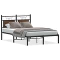 Miniatyrbilde 1 av 11: vidaXL Sengeramme uten madrass brun eik 120x200 cm konstruert tre