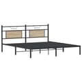 Miniatyrbilde 6 av 11: vidaXL Sengeramme uten madrass sonoma eik 183x203 cm konstruert tre