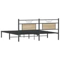 Miniatyrbilde 9 av 11: vidaXL Sengeramme uten madrass sonoma eik 183x203 cm konstruert tre