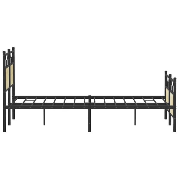 vidaXL Sengeramme uten madrass sonoma eik 140x200 cm konstruert tre