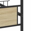 Miniatyrbilde 11 av 11: vidaXL Sengeramme uten madrass sonoma eik 140x200 cm konstruert tre