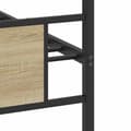 Miniatyrbilde 11 av 11: vidaXL Sengeramme uten madrass sonoma eik 90x190 cm konstruert tre