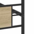 Miniatyrbilde 11 av 11: vidaXL Sengeramme uten madrass sonoma eik 90x200 cm konstruert tre