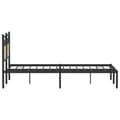 Miniatyrbilde 8 av 11: vidaXL Sengeramme uten madrass sonoma eik 150x200 cm konstruert tre