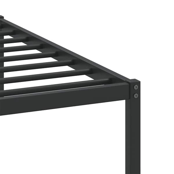 vidaXL sengeramme uden madras 183x213 cm konstrueret træ brunt eg