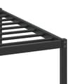 Miniatyrbilde 11 av 11: vidaXL Sengeramme uten madrass brun eik 193x203 cm konstruert tre