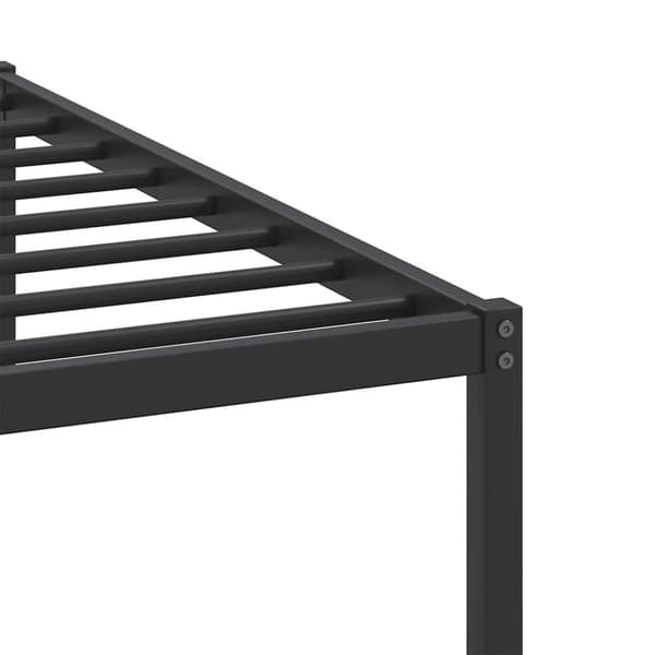 vidaXL Sengeramme uten madrass brun eik 193x203 cm konstruert tre