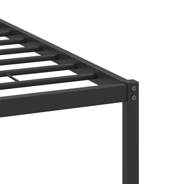 vidaXL Sengeramme uten madrass brun eik 137x190 cm konstruert tre