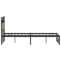 Miniatyrbilde 8 av 11: vidaXL Sengeramme uten madrass sonoma eik 120x190 cm konstruert tre