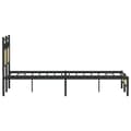 Miniatyrbilde 8 av 11: vidaXL Sengeramme uten madrass sonoma eik 120x190 cm konstruert tre