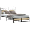 Miniatyrbilde 3 av 11: vidaXL Sengeramme uten madrass sonoma eik 120x200 cm konstruert tre