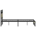 Miniatyrbilde 8 av 11: vidaXL Sengeramme uten madrass sonoma eik 120x200 cm konstruert tre