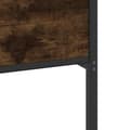 Miniatyrbilde 11 av 11: vidaXL Sengeramme uten madrass røkt eik 140x200 cm konstruert tre