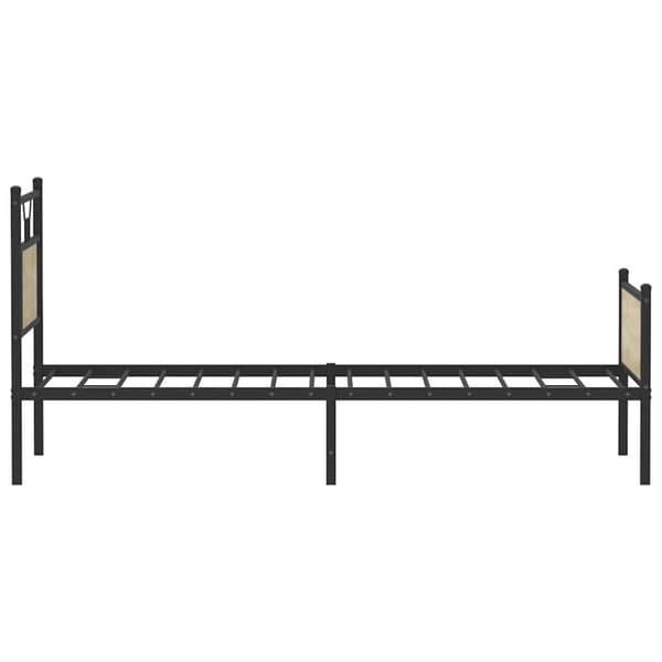 vidaXL sengeramme 75x190 cm uden madras konstrueret træ sonoma-eg