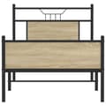Pikkukuva 7 / 11: vidaXL Sängynrunko ilman patjaa Sonoma-tammi 90x200 cm tekninen puu