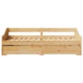Miniatyrbillede 8 af 11: vidaXL daybed med trusse uden madras IRUN 90x200 cm