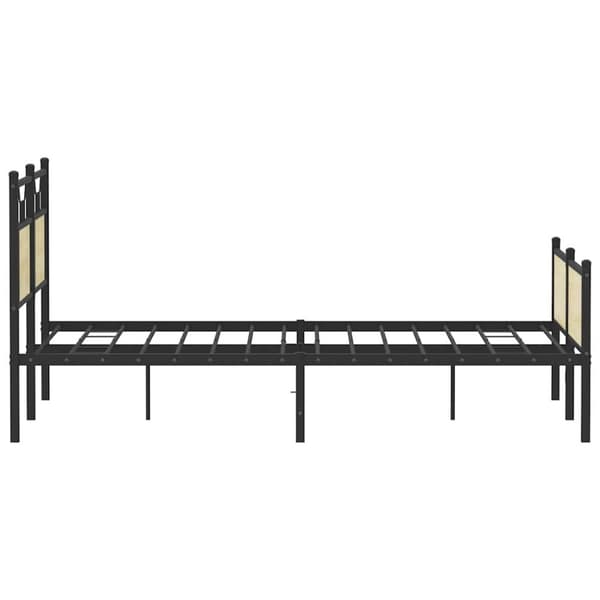 vidaXL Sengeramme uten madrass sonoma eik 140x200 cm konstruert tre