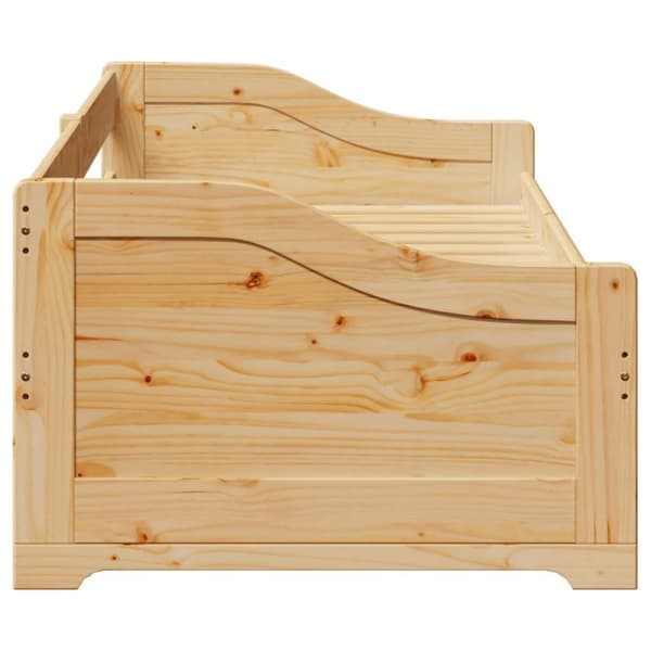 vidaXL Daybed med trille uten madrass IRUN 90x200 cm