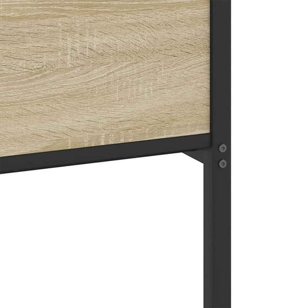 vidaXL Sengeramme uten madrass sonoma eik 120x200 cm konstruert tre