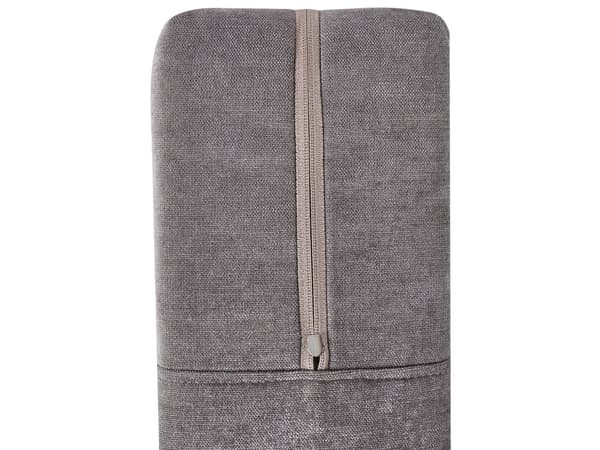 Seng Taupe Polyester 180 x 200 cm Moderne To Mands Seng med Opbevaring Blød Sengegavl Dobbeltseng Sengeramme Kontinentalseng Design
