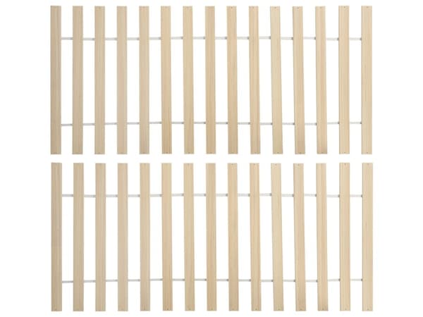 Seng Lyst Træ 180 x 200 cm Moderne Dobbeltseng med Sengegavl To Mands Lav Sengeramme Minimalistisk Design Træseng