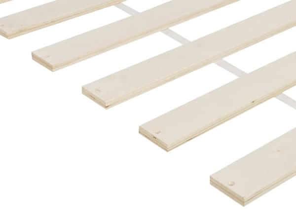 Sengeramme Lyst Tre Furu Tre MDF Oppbevaring Sett med 4 skuffer 90 x 200 cm Hodegavl Minimalistisk Stil
