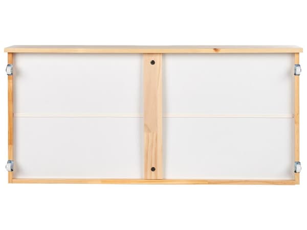 Sengeskuffer Lyst Træ 99 x 42 cm 2 stk Skuffesæt med Hjul til Seng Opbevaring Smart Dybe Rulleskuffer til Underseng Skuffer