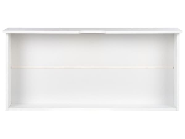 Sengeskuffer Hvid Træ 99 x 42 cm 2 stk Skuffesæt med Hjul til Seng Opbevaring Smart Dybe Rulleskuffer til Underseng Skuffer