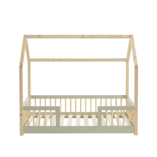 Liten koja med barriärerna Utforskare Elfenben 70x140 - Laïba Kids