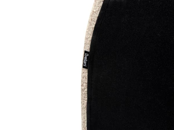 Enkeltseng Beige Boucle 90 x 200 Enkeltmandsseng Teenageseng Pige Seng Moderne til Børneværelse Sengeramme Stofseng med Gavl