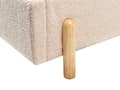 Miniatyrbillede 11 af 11: Enkeltseng Beige Boucle 90 x 200 Enkeltmandsseng Teenageseng Pige Seng Moderne til Børneværelse Sengeramme Stofseng med Gavl