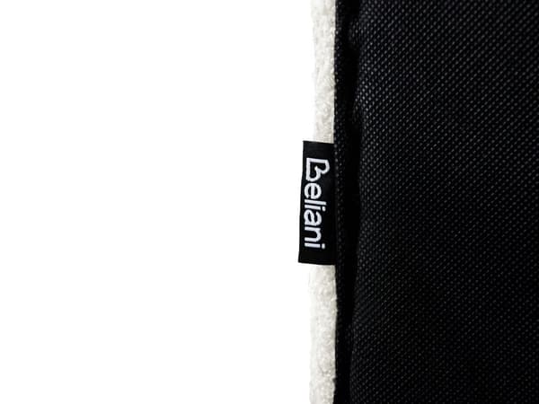 Sängram Off-White Boucle 160 x 200 cm Tuftad Huvudgavel Metallben Modern Design