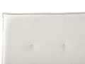 Miniatyrbilde 9 av 11: Dobbeltseng Off-white Lin 160 x 200 cm Svarte ben Sengegavl Lamellbunn Vannavvisende stoff Moderne design Sengeramme Soverom