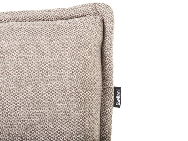 Seng Taupe Hør 180 x 200 cm Dobbeltseng med Sengegavl To Mands Kvalitetseng Uden Ben Sengeramme Moderne Design