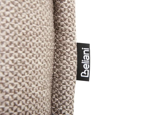 Seng Taupe Hør 180 x 200 cm Dobbeltseng med Sengegavl To Mands Kvalitetseng Uden Ben Sengeramme Moderne Design