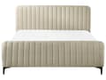 Miniatyrbilde 4 av 11: Sengeramme Beige Boucle 160 x 200 cm Tuftet Sengegavl Metallben Moderne Design
