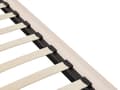 Miniatyrbillede 7 af 11: Himmelseng Beige Bouclé 140 x 200 cm Moderne Trekvart Juniorseng Baldakin Halvandenmandsseng Høj Sengeramme Minimalistisk Design Metalseng