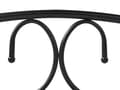 Miniatyrbillede 7 af 9: Enkeltseng Sort Metal 90 x 200 Enkeltmandsseng Teenageseng Pige Seng Moderne Himmelseng Sengeramme Metalseng