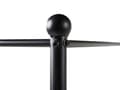 Miniatyrbillede 8 af 9: Enkeltseng Sort Metal 90 x 200 Enkeltmandsseng Teenageseng Pige Seng Moderne Himmelseng Sengeramme Metalseng