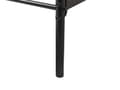 Miniatyrbillede 9 af 9: Enkeltseng Sort Metal 90 x 200 Enkeltmandsseng Teenageseng Pige Seng Moderne Himmelseng Sengeramme Metalseng