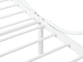 Miniatyrbillede 6 af 9: Enkeltseng Hvid Metal 90 x 200 Enkeltmandsseng Teenageseng Pige Seng Moderne Himmelseng Sengeramme Metalseng