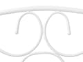 Miniatyrbillede 7 af 9: Enkeltseng Hvid Metal 90 x 200 Enkeltmandsseng Teenageseng Pige Seng Moderne Himmelseng Sengeramme Metalseng