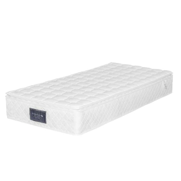 Säng med stoppad huvudände, USB-laddning och LED-belysning, 2 lådor, 90x200 cm, beige (med madrass)
