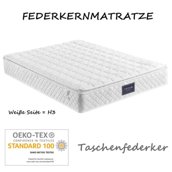 Stoppad säng dubbel läslampa, USB-laddningsfunktion sänggavel, förvaringssäng, 140x200, sängram (med madrass)